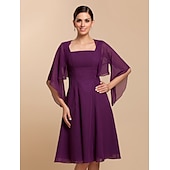 cheap Wedding Guest Wraps-Coats / Jackets Chiffon Wedding / Party Evening / Casual Wedding  Wraps With Draping / Solid