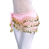 abordables Accessoires de danse-Danse du ventre Echarpe de hanche de danse du ventre Femme Entraînement Mousseline de soie