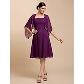 cheap Wedding Guest Wraps-Coats / Jackets Chiffon Wedding / Party Evening / Casual Wedding  Wraps With Draping / Solid