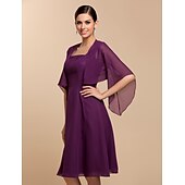 cheap Wedding Guest Wraps-Coats / Jackets Chiffon Wedding / Party Evening / Casual Wedding  Wraps With Draping / Solid