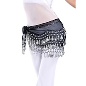 abordables Accessoires de danse-Danse du ventre Echarpe de hanche de danse du ventre Femme Entraînement Mousseline de soie