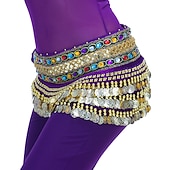 preiswerte Tanzzubehör-Bauchtanz Münzen Perlenstickerei Kristalle / Strass Damen Ausbildung Polyester