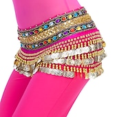 preiswerte Tanzzubehör-Bauchtanz Münzen Perlenstickerei Kristalle / Strass Damen Ausbildung Polyester