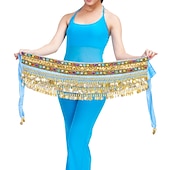 preiswerte Tanzzubehör-Bauchtanz Münzen Perlenstickerei Kristalle / Strass Damen Ausbildung Polyester