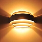 Χαμηλού Κόστους LED Επιτοίχια Φωτιστικά-lightinthebox φώτα τοίχου εξωτερικού χώρου flush mount led 60w μεταλλικό ημικύκλιο φως τοίχου μοντέρνο σύγχρονο 110-120v 220-240v