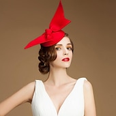 billige Fascinatorer og hatter-fascinators fasjonable kentucky derby lue ull jenter fest/ute/bryllups hatter med englevinger(flere farger)