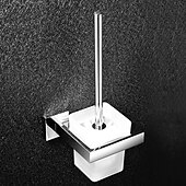 economico Porta scopino WC-scopino per WC con supporto, scopino per WC in acciaio inox a parete in ceramica verniciato gommato e supporto per bagno