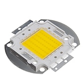 cheap Light Bulbs-1pc Integrated LED 4000-5000 lm 30 V Bulb Accessory LED Chip Aluminum for DIY LED Flood Light Spotlight 50 W Warm White