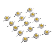 economico Lampadine-15 pezzi chip led ad alta potenza 3w bianco caldo (3000k-3500k/600ma-700ma/dc 3v-3.4v/3 watt) intensità super luminosa smd cob componenti emettitore di luce diodo 3 w lampadina perline lampada illuminazione fai da te
