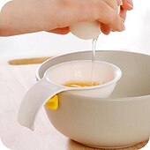 cheap Egg Acc-Mini Egg Yolk White Separator With Silicone Holder Egg Separator Tool kitchen