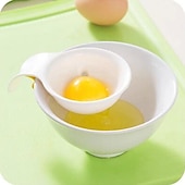 cheap Egg Acc-Mini Egg Yolk White Separator With Silicone Holder Egg Separator Tool kitchen