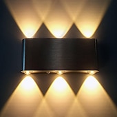 cheap Flush Mount Wall Lights-Modern Contemporary Flush Mount wall Lights Metal Wall Light 90-240V 1w / LED Integrated