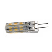 זול נורות דו-פיניות לד-10 יחידות g4 bi pin 1.5w led נורות תירס 15w t3 נורת הלוגן שווה ערך 150lm smd 3014 חם קר לבן למאווררי תקרה rv תאורה dc 12v