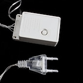 رخيصةأون يعمل بالكهرباء-ZDM® 10m أضواء سلسلة 100 المصابيح تراجع LED 1PC أبيض دافئ أبيض كول ضد الماء ديكور عيد الميلاد الديكور الزفاف 220-240 V / IP65