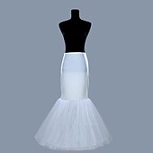 cheap Wedding Slips-Wedding Slips Organza / Lycra Floor-length Mermaid and Trumpet Gown Slip with