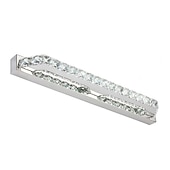 levne Toaletky-led zrcadlo přední lampa křišťálová nerezová ocel 14w 56cm koupelnové osvětlení železné nástěnné svítidlo ip24 90-240v led marnost světla