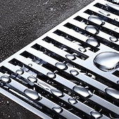 お買い得  排水口用品-ホームドレン 正方形 10cm*10cm コンテンポラリー 真鍮 1個