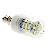 economico Lampadine LED a pannocchia-5 pezzi 3 W LED a pannocchia 450 lm E14 24 Perline LED SMD 5730 Bianco 220-240 V / CE