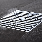 お買い得  排水口用品-ホームドレン 正方形 10cm*10cm コンテンポラリー 真鍮 1個