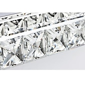 levne Toaletky-led zrcadlo přední lampa křišťálová nerezová ocel 14w 56cm koupelnové osvětlení železné nástěnné svítidlo ip24 90-240v led marnost světla