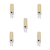 זול נורות דו-פיניות לד-5 יחידות 7.5w נורת תירס led 1000lm g9 bi pin 104leds smd 3014 חם לבן קר לבן לאור תקרה (שווה ערך לוגן 100w) 220-240v
