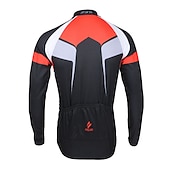 economico Maglie da uomo-Arsuxeo Per uomo Maglia da ciclismo Manica lunga Inverno Bicicletta Giacca Maglietta / Maglia Superiore con 3 tasche posteriori Ciclismo da montagna Cicismo su strada Traspirante Design anatomico Zip