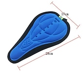 cheap Bikes &amp; Components-Bike Seat Saddle Cover / Cushion Breathable Comfort 3D Pad Silicone Silica Gel Cycling Road Bike Mountain Bike MTB Black Red Blue