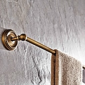 tanie Drążki na ręczniki-wieszak na ręczniki antyczny mosiądz pojedynczy drążek łazienkowy nowy design montowany do ściany 60*7,5cm 1 szt