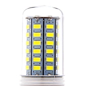זול נורות תירס לד-5w e14 e27 g9 LED נורה תירס bi pin 56led 5730smd חם קריר לבן 50w לוגן זרקור שווה ערך לנברשת חסכוני באנרגיה AC220-240v