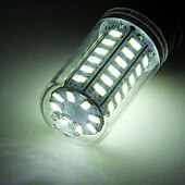 זול נורות תירס לד-5w e14 e27 g9 LED נורה תירס bi pin 56led 5730smd חם קריר לבן 50w לוגן זרקור שווה ערך לנברשת חסכוני באנרגיה AC220-240v