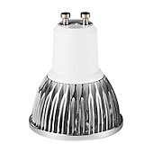 abordables Focos LED-10 Uds 4w gu10 bombilla de luz led foco de copa blanco frío blanco cálido luz natural ac85-265v 40w equivalente halógeno