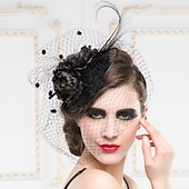 economico Cappelli per feste-Donne Piume Copricapo-Matrimonio Occasioni speciali Fasce Copricapo 1 pezzo