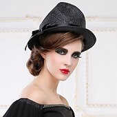 preiswerte Partyhut-Damen Korbwaren Kopfschmuck-Besondere Anlässe / Freizeit Mützen 1 Stück Head circumference 57cm