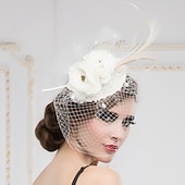 economico Cappelli per feste-Donne Piume Copricapo-Matrimonio Occasioni speciali Fasce Copricapo 1 pezzo