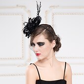 voordelige Hoeden &amp; Hoofdstukken-Edelsteen &amp; Kristal / Vlas fascinators / Helm met Kristal 1 Bruiloft / Speciale gelegenheden  / Feest / Uitgaan Helm