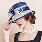 economico Cappelli da Festa-Copricapo in Flax per donne - Cappelli da Matrimonio  Occasioni Speciali 1 Pezzo per impressionare Cappelli Abito da corsa