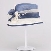 economico Cappelli da Festa-Copricapo in Flax per donne - Cappelli da Matrimonio  Occasioni Speciali 1 Pezzo per impressionare Cappelli Abito da corsa