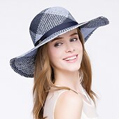 abordables Sombreros de fiesta-Mujer Cestería Celada-Casual / Al Aire Libre Sombreros 1 Pieza