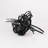 voordelige Hoeden &amp; Hoofdstukken-Edelsteen &amp; Kristal / Vlas fascinators / Helm met Kristal 1 Bruiloft / Speciale gelegenheden  / Feest / Uitgaan Helm