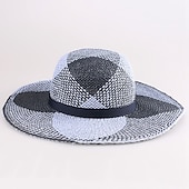abordables Sombreros de fiesta-Mujer Cestería Celada-Casual / Al Aire Libre Sombreros 1 Pieza
