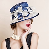 economico Cappelli da Festa-Copricapo in Flax per donne - Cappelli da Matrimonio  Occasioni Speciali 1 Pezzo per impressionare Cappelli Abito da corsa