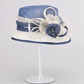 economico Cappelli da Festa-Copricapo in Flax per donne - Cappelli da Matrimonio  Occasioni Speciali 1 Pezzo per impressionare Cappelli Abito da corsa