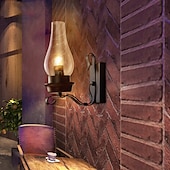 baratos Iluminação de Parede LED-Lightinthebox lâmpada de parede retro vintage rústico scone de parede de vidro para quarto cabeceira industrial luz de parede luminárias led lâmpadas corredor escada