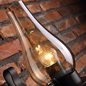 baratos Iluminação de Parede LED-Lightinthebox lâmpada de parede retro vintage rústico scone de parede de vidro para quarto cabeceira industrial luz de parede luminárias led lâmpadas corredor escada