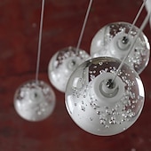 olcso Fürtkialakítású-5 könnyű 10 (4 &quot;) méretű kristály / led medál könnyűfém klaszter króm modern kortárs 90-240v