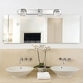 cheap Vanity Lights-Vanity Light LED Mirror Front Lamp Waterproof IP20 LED Bathroom Lights Over Mirror Wall Lighting Fixtures for Bathroom Bedroom Living Room Cabinet 110-240V