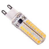 economico Lampadine-1pc 6pcs 10 watt rivestito di silicone g9 ha condotto la lampadina 360 gradi dimmerabile g9 lampadina 60w equivalente 72pcs smd 3014 led g9 ac220v