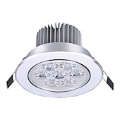 Χαμηλού Κόστους LED Χωνευτά Φωτιστικά-1pc 7w 7λεπτά εύκολη εγκατάσταση χωνευτά led φώτα οροφής οδήγησε downlights ζεστό λευκό κρύο λευκό 85-265v σπίτι / γραφείο