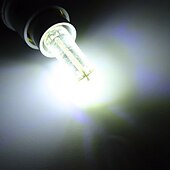 お買い得  電球-g9調光可能LEDバイピンコーン電球72led600lm5w3014smdウォームクールホワイト360°ビームアングルシャンデリアランプ40wハロゲン相当ac110vac220v
