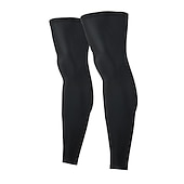 abordables Calientabrazos y calentadores-1 Par Arsuxeo Calentadores de la pierna / Polainas Color sólido Ligero Filtro Solar UPF 50 Bicicleta Negro Blanco Verde claro Poliéster Elastán Invierno para Hombre Mujer Adulto Bicicleta de Pista